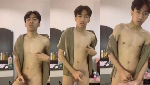 แอบหนีเรียนคาบลูกเสือมาชักว่าวระวังจะโดนทำโทษนะครับ