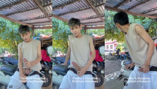 เงี่ยนเกินปุยมุ้ย น้องต๊ะ ชักว่าวตรงลานจอดรถ ลับๆล่อๆนิดนึงน้ำจะแตกแล้วพี่ จะมีใครมาเห็นไหมนะ
