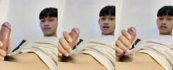 ต้าวเจ๋ง เงี่ยนอวดควยชักว่าวน้ำแตกชิลล์ๆ เกย์วัยรุ่นไทย ดาว tiktok คนดัง ควยใหญ่หัวมันแผล็บ